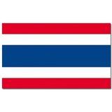Gevelvlag/vlaggenmast vlag Thailand 90 x 150 cm