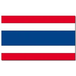 Gevelvlag/vlaggenmast vlag Thailand 90 x 150 cm