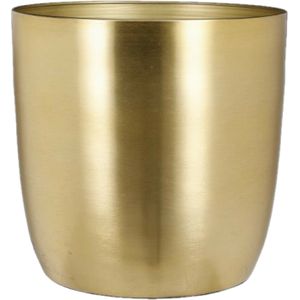 Mica Decorations Plantenpot - metaal goud - 24 x 23 cm