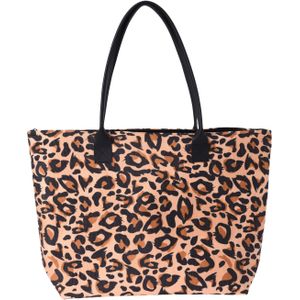 Trendoz Koeltas strandtas - luipaard print - 8 liter - 47 x 32 cm - polyester