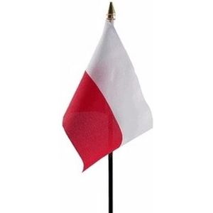 Polen vlaggetje polyester