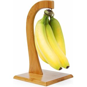 Cosy &amp;amp; Trendy Bananenhouder - luxe rubber hout - bananenhaak druiven/bananenhanger
