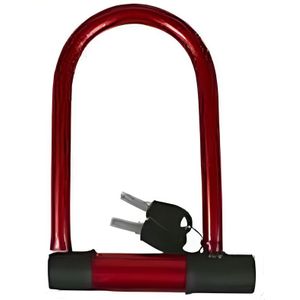 Benson Fietsslot / beugelslot - rood - 16 x 20 cm