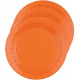 Santex 10x bordjes en bekertjes - oranje