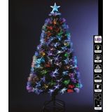 Feeric lights and christmas - fiber kerstboom - H120 cm - met licht