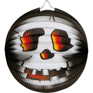 Lampion Halloween thema Schedel - ronde - dia 26 cm - papier