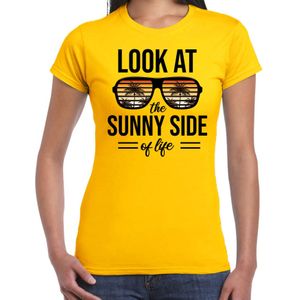 Look at the sunny side of life party outfit / kleding geel voor dames