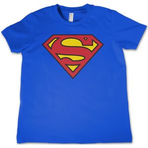 Superman logo verkleed t-shirt voor jongens/meisjes