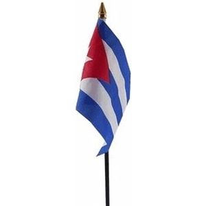 Cuba vlaggetje polyester