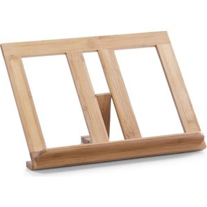 Bruine tablet/iPad standaard/houder bamboe hout 35 cm