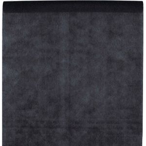 Santex Tafelkleed op rol - polyester - zwart - 120 cm x 10 m
