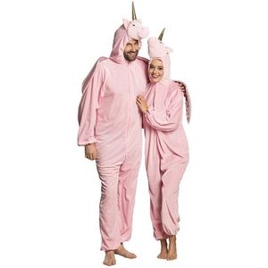 Eenhoorn onesie voor volwassenen wit