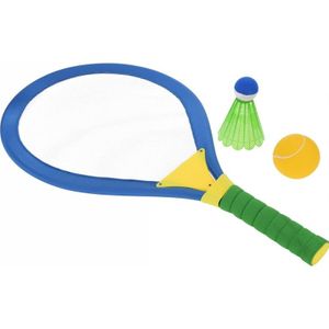 Tennis/badminton speelset groot 4-delig