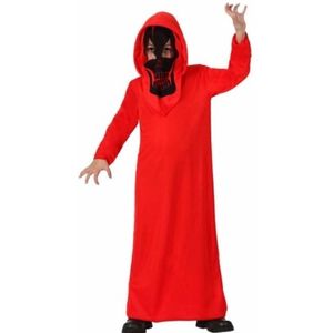 Halloween demoon kostuurm rood voor kinderen