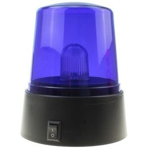 Zwaailamp/zwaailicht met blauw LEDlicht 11 cm