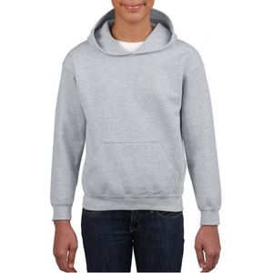 Grijze hooded jongens sweater