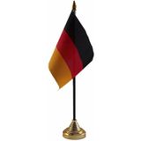 Duitsland versiering tafelvlag 10 x 15 cm