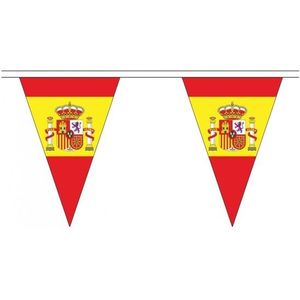 Extra lange Spanje vlaggenlijnen van 20 meter