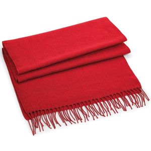 Klassieke sjaal rood voor volwassenen