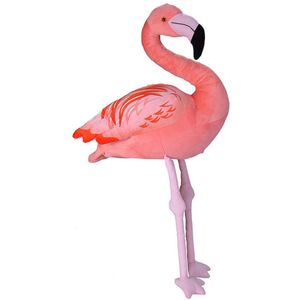 Pluche dieren knuffels grote flamingo van 76 cm