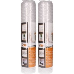 2x Bubbel folie op rol 5 m x 50 cm