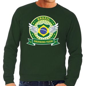 Brazil drinking team sweater groen heren
