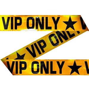 Afzetlint VIP only 15 meter per rol