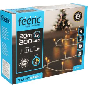 Feeric lights kerstverlichting - warm wit - 20 m - 200 leds