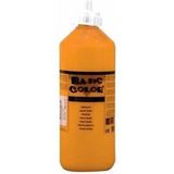 Oranje plakkaatverf tube 500 ml