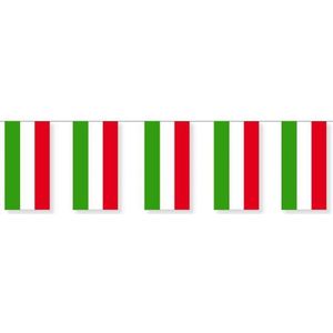 Papieren vlaggenlijn Hongarije landen decoratie 4 meter