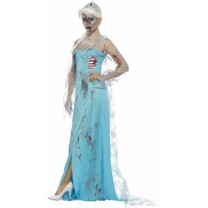 Zombie ijsprinses Elsa kostuum voor dames