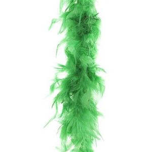 Atosa boa kerstslinger - neon groen - 180 cm - kerstboomversiering