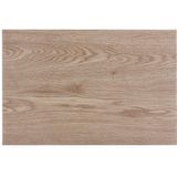 Rechthoekige placemat hout print dennen - PVC - 45 x 30 cm - Onderleggers