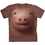 Dieren T-shirt varken/big voor volwassenen