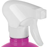 Juypal Plantenspuit/waterverstuiver- wit/roze - 400 ml - kunststof - sprayflacon