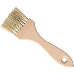 Buemag Bakkwast/barbecue invetkwast - hout - 15 cm - marinade kwasten - bak borstel - boterkwast