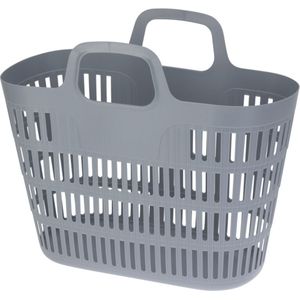 Wastas - flexibel - 25L - 47 x 23 x 32 cm - grijs - boodschappentas