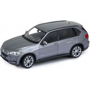 Modelauto BMW X5 SUV Grijs 20 X 8 X 7 cm - Schaal 1:24 - Speelgoedauto - Miniatuurauto