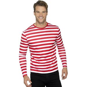 Waar is Wally t-shirt lange mouw voor volwassenen