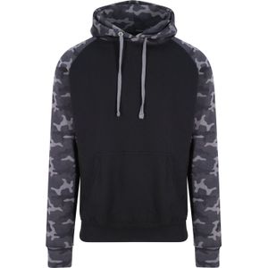 Just Hoods capuchon sweater camouflage/black voor heren