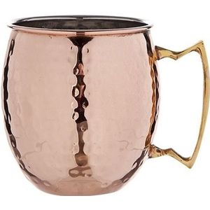 1x Cocktailbeker/cocktailglas Moscow Mule 450 ml koper - Cocktailglazen