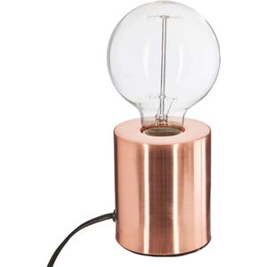 Atmosphera Tafellamp Saba - metaal - koper - H10 cm - Leeslampje - Designlamp
