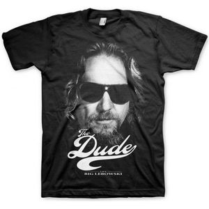 Big Lebowski The Dude T-shirt heren zwart