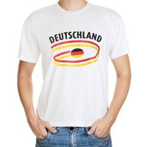 Duitsland t-shirt met vlaggen print