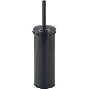 MSV Industrial Toilet/wc-borstel houder - metaal - donkergrijs - 38 cm