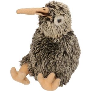 Pluche Nieuw Zeelandse kiwi vogels knuffel 20 cm