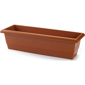 Plantenbak terra cotta rechthoekig 60 x 20 x 16 cm