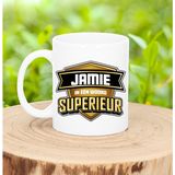 Bellatio Decorations Naam mok Jamie - superieur - 30cl - kado beker