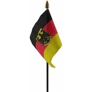Duitsland met adelaar vlaggetje polyester