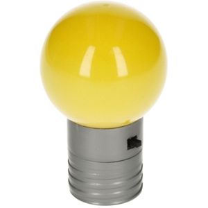 Koelkast magneten met LED lamp geel 4,5 cm